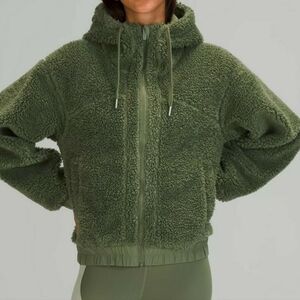 Lululemon Reversible Green Fleece Jacket